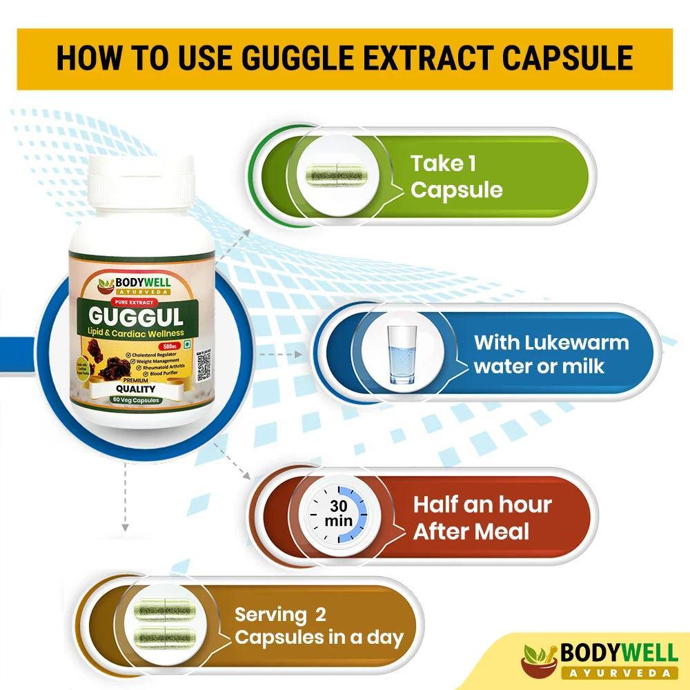 BodyWell Guggul Veg Capsule - 60 Capsules