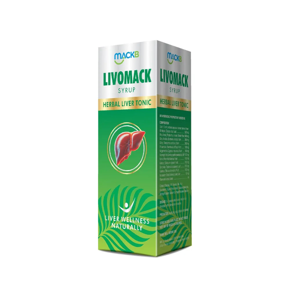 MackB Naturals Livomack Herbal Liver Tonic Syrup | 200 ml