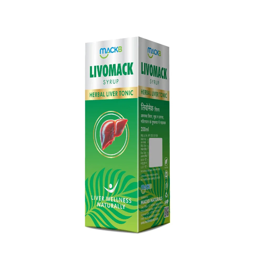 MackB Naturals Livomack Herbal Liver Tonic Syrup | 200 ml