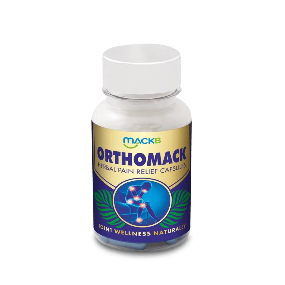MackB Naturals Orthomack Pain Relief Capsules 60