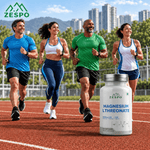 Zespo Magnesium L-Threonate – Providing 144 mg Elemental Magnesium – Supports Brain Health, Memory, Focus, Calm Mood 120 Capsules