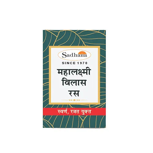 Sadhana Mahalaxmi Vilas Ras (10 Tablets) | Classic Ayurvedic Rasayana for Respiratory Support, Sinus Relief & Immunity
