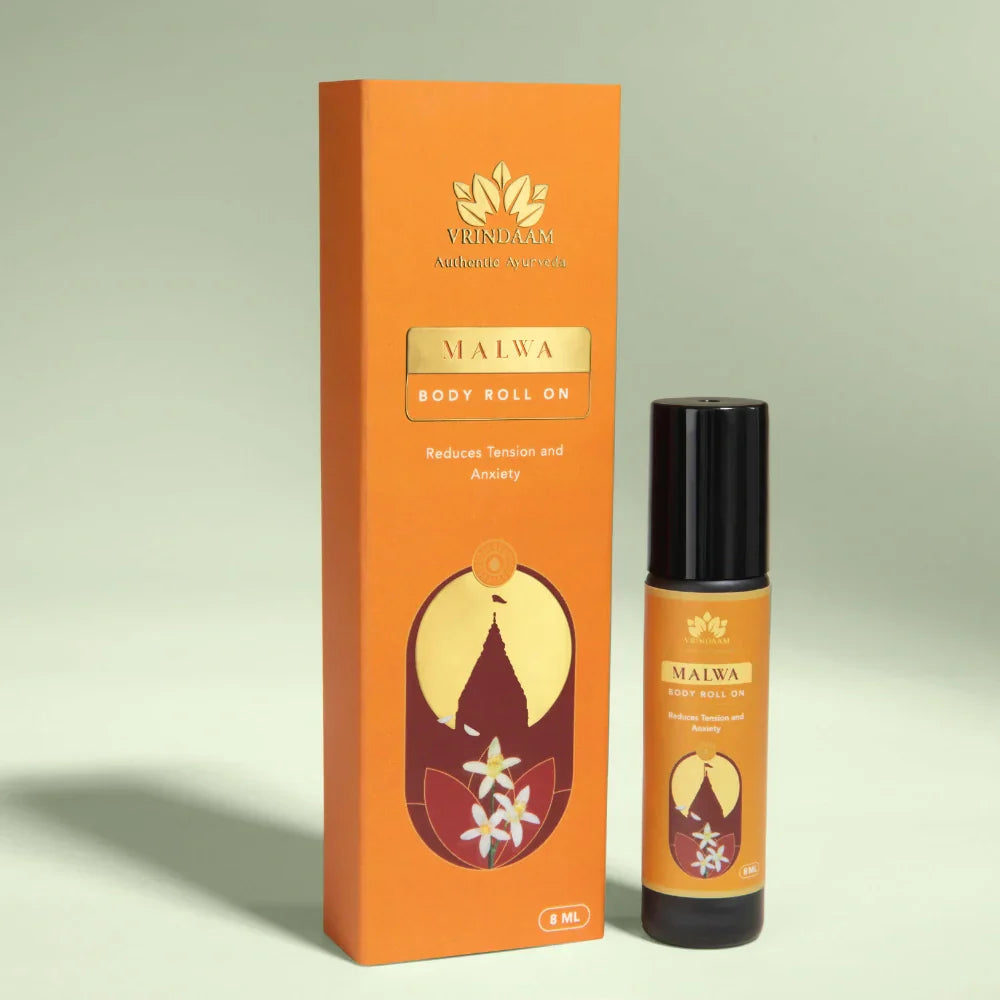 Vrindaam Malwa Body Roll On - 8ml