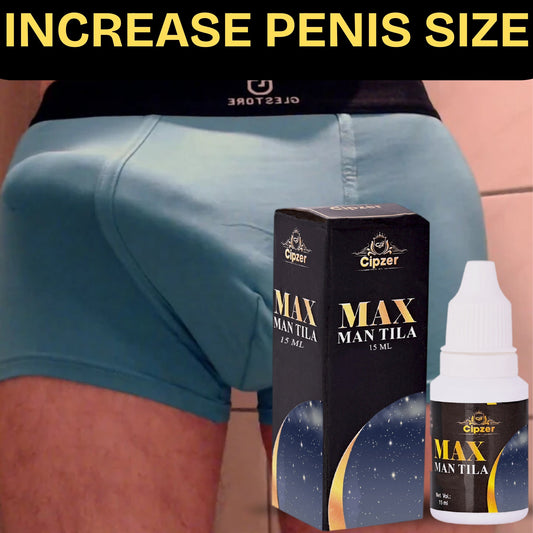 Cipzer Max Man Tila 15ml | Herbal Oil for Strong Erection, Stamina, Loose Penis & Enhanced Sexual Power