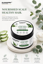 GLOSSXPRO Professional System Meghalaya Aloe Vera & Eucalyptus Hair Mask 200g
