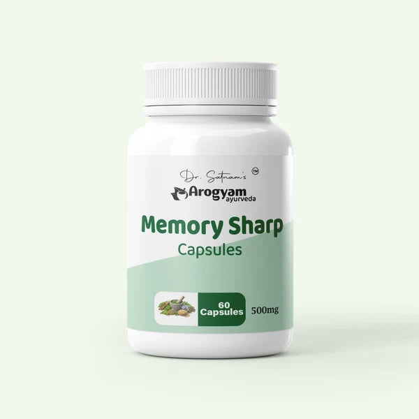 Dr. Satnam's Arogyam Ayurveda Memory Sharp 500mg Capsule (60 Each)
