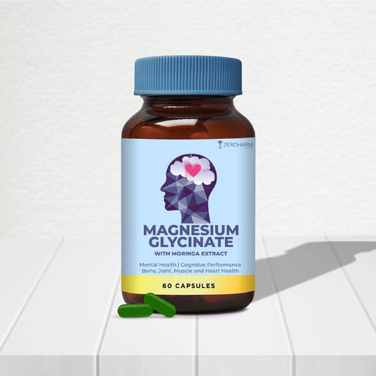 Zeroharm Magnesium Glycinate Capsule - 60 Capsules