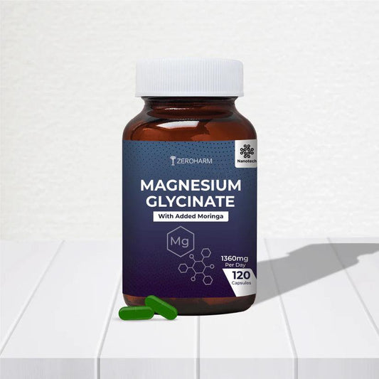 Zeroharm Magnesium Glycinate Capsules - 120 Capsules