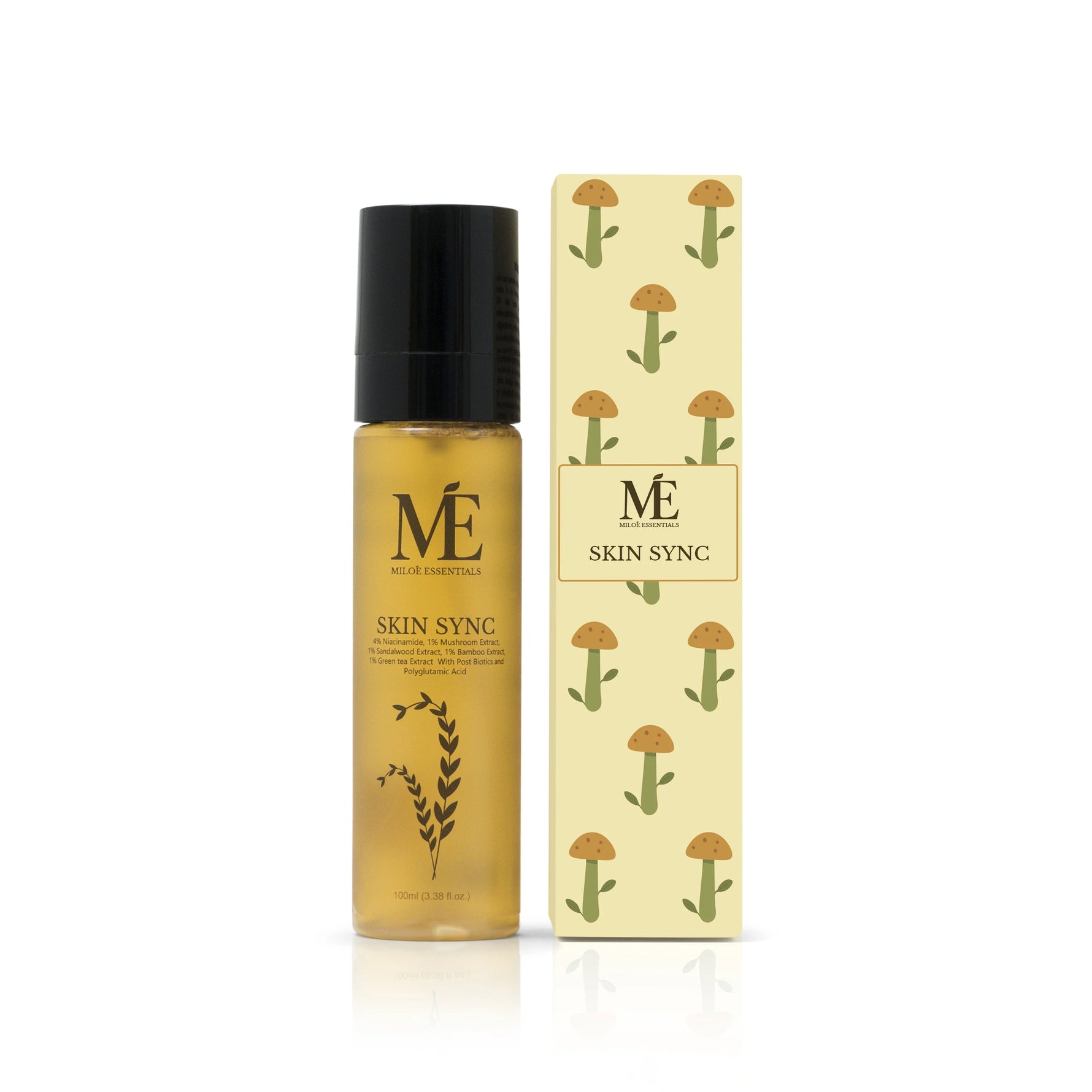 Miloe Mineral Skin Sync Toner | Hydrating & Balancing Toner with Snow Mushroom, Niacinamide & Green Tea - 100ml