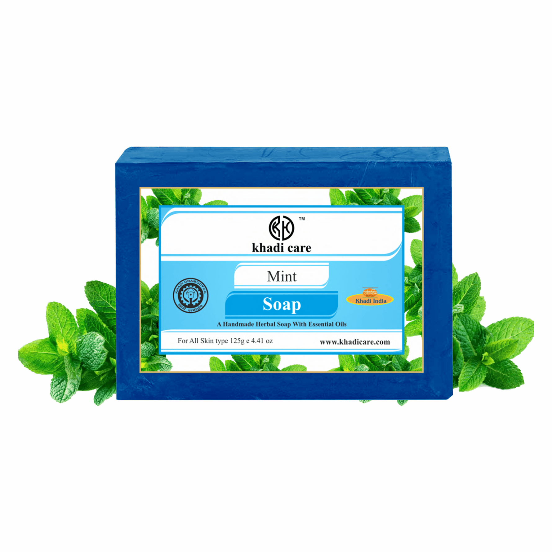 Khadi Care Herbal Mint Soap - 125g