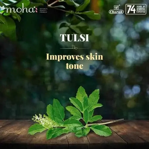 Moha Purifying Neem Basil & Aloe Soap Pack of 6 - Anti Acne Body Bars