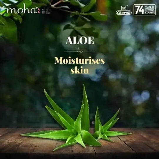 Moha Purifying Neem Basil & Aloe Soap Pack of 6 - Anti Acne Body Bars