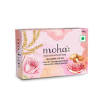 moha: Rose & Almond Soap - Dry Skin Bathing Bars