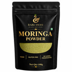 Rare Swan Moringa Leaf Powder 100g | Moringa Oleifera | Drumstick Leaf Powder | Natural Plant-Based Superfood | Fine & Easy to Mix | Resealable Pouch