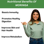 Ryt Nutrition Organic Moringa (1200mg) - 60 Veg Tablets |Drumstick Leaf Extract | 100% Organic |Supports Healthy Digestion & Appetite, Boost immunity & Supports Detoxification