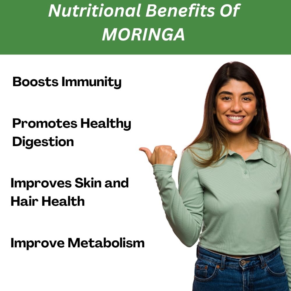 Ryt Nutrition Organic Moringa (1200mg) - 60 Veg Tablets |Drumstick Leaf Extract | 100% Organic |Supports Healthy Digestion & Appetite, Boost immunity & Supports Detoxification