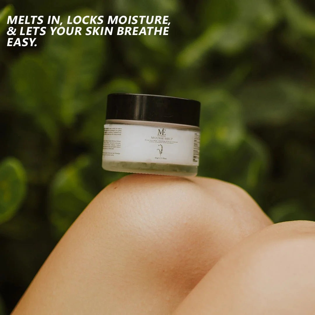 Miloe Mineral Mousse Melt Moisturizer | Lightweight Hydration & Skin Barrier Care - 50gm