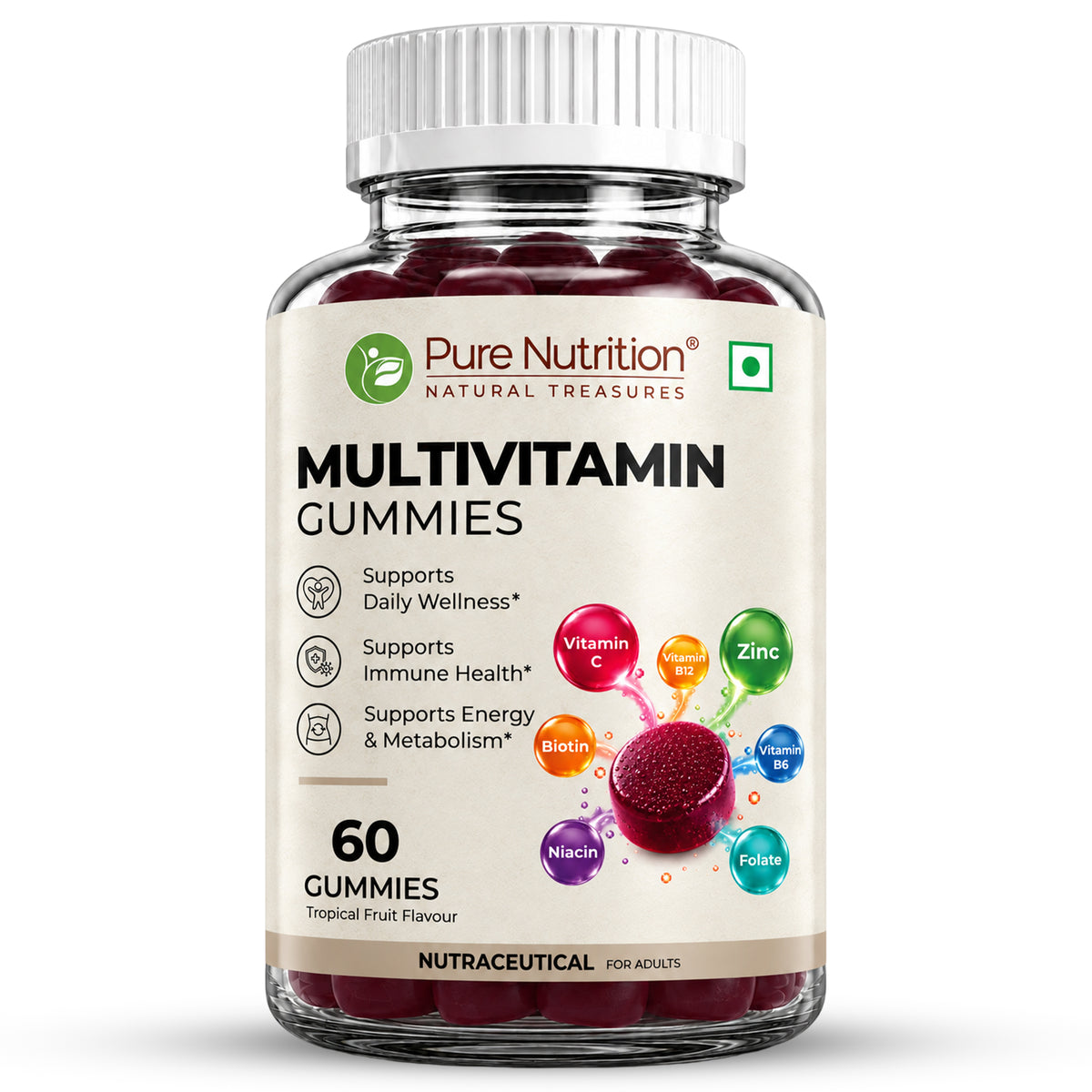 Pure Nutrition Multivitamin Gummies – 60 Gummies