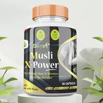Divya Shree Musli X-Power Capsule Long Lasting Erection for Men, Increases Male Libido & Sex Stamina Men's Health 60 Capsule Jeevan Care Ayurveda
