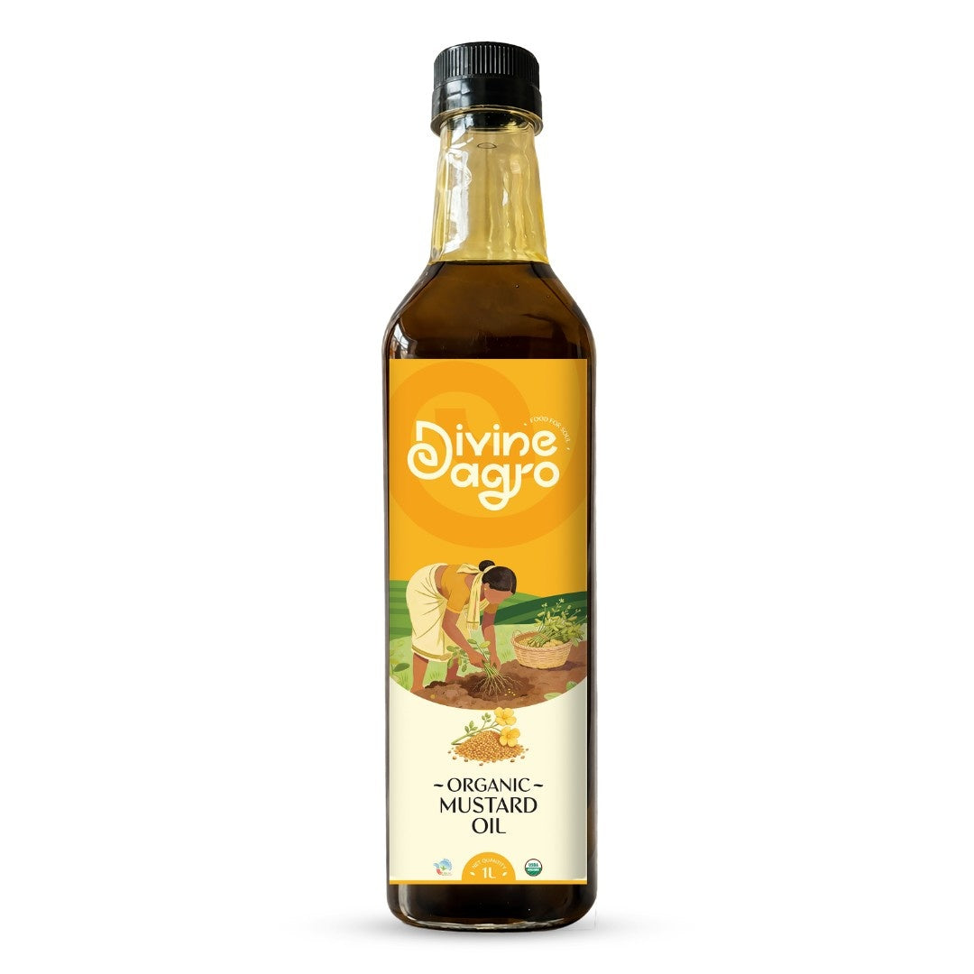Divine Agro Mustard Oil - 1ltr.