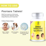 Zenius Psoriasis Tablet - Skin Psoriasis Tablets and Medicine for Psoriasis Relief - 60 Tablets