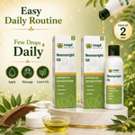 MAPL Neemoright Oil 50ml Pack of 2 | Cold Pressed Neem Oil | Hair, Skin & Scalp Care