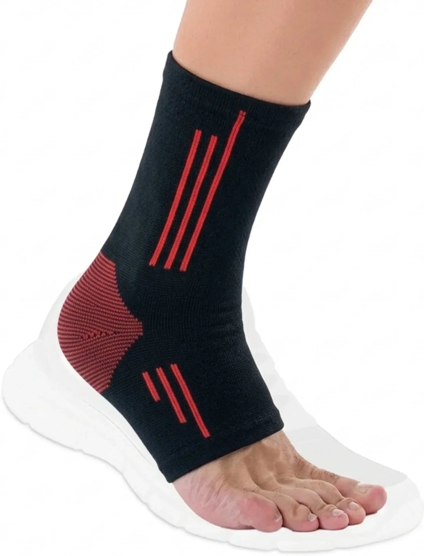 Novalife Premium Breathable & Stretchable Ankle Support Sleeve for Men & Women – 1 Pair Ankle Support