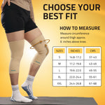 Novalife Premium Knee Cap for Men & Women Knee Support for Pain Relief Knee Support (Beige)