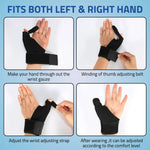 Novalife Thumb Spica Splint, Universal Size, Fits Both Hands, Thumb Brace Splint Splints