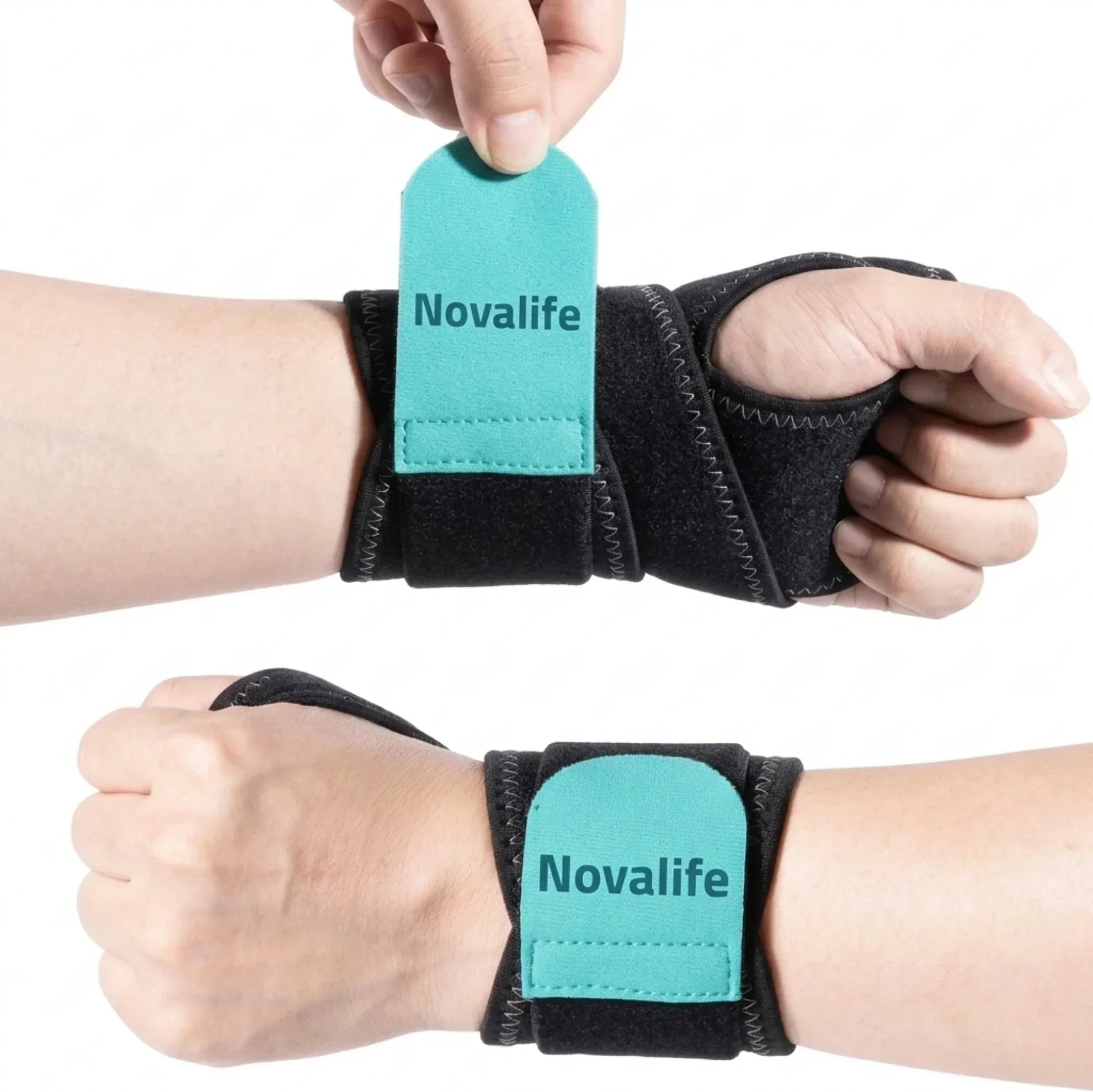 Novalife Wrist Brace with Thumb Support, Wrist Splint Hand Brace for Men & Women Wrist Support