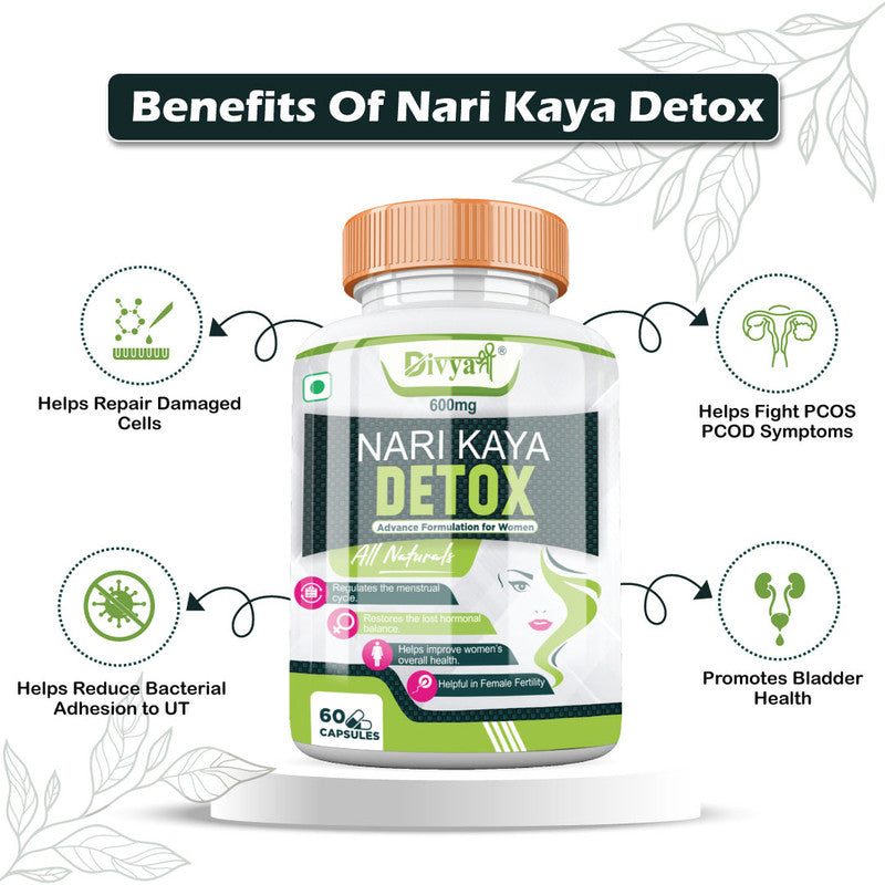 Divya Shree Nari Kaya-Detox Capsule, 60 Capsule