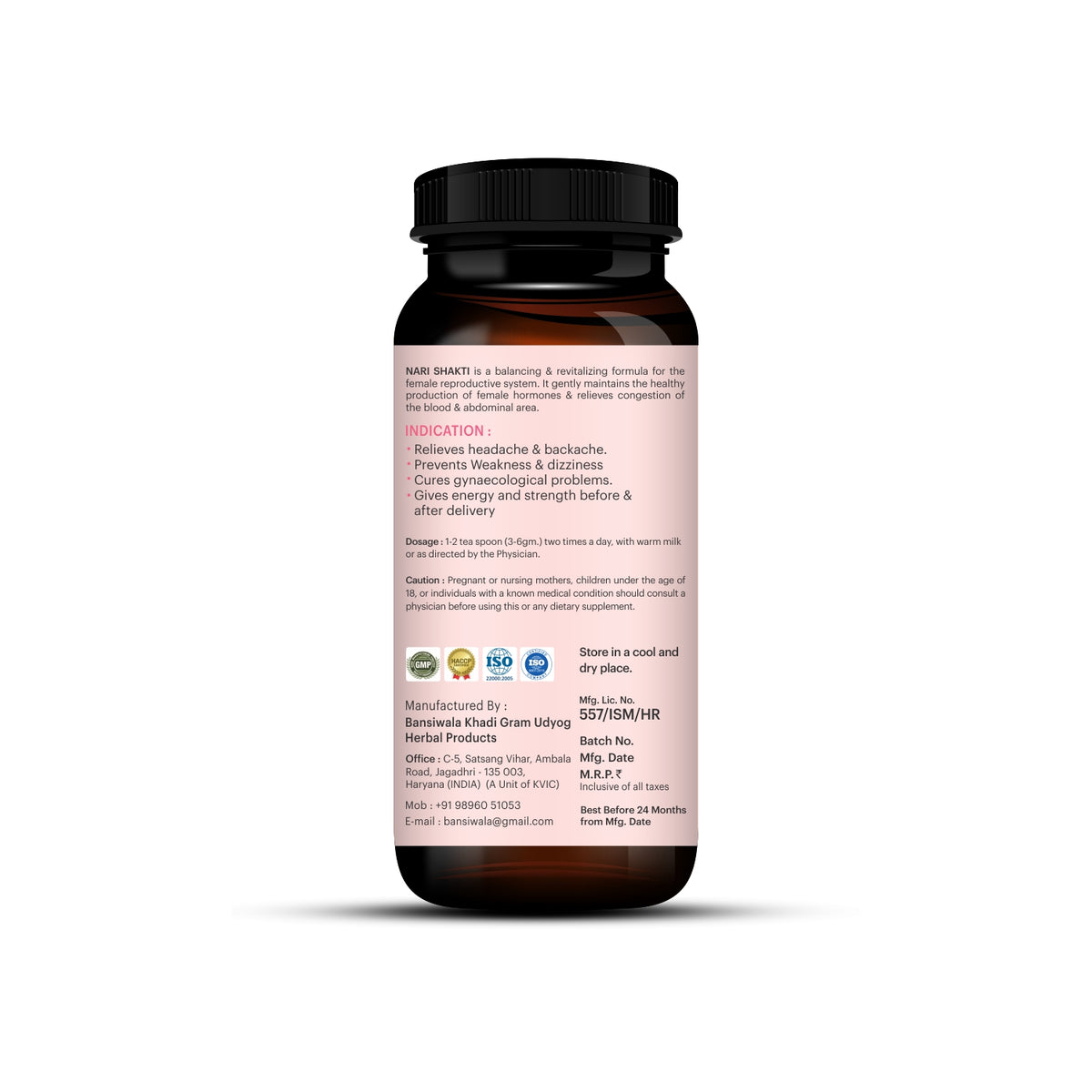 Bansiwala Nari Shakti Granules for Periods Pain | Relieve Period Pain Naturally
