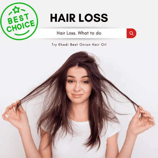 Healthally Khadi Onion Hair Oil | Red Onion Oil for Hair Growth and Strength