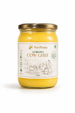 NavPrana Organics Desi Cow A2 Bilona Ghee (500 ml)