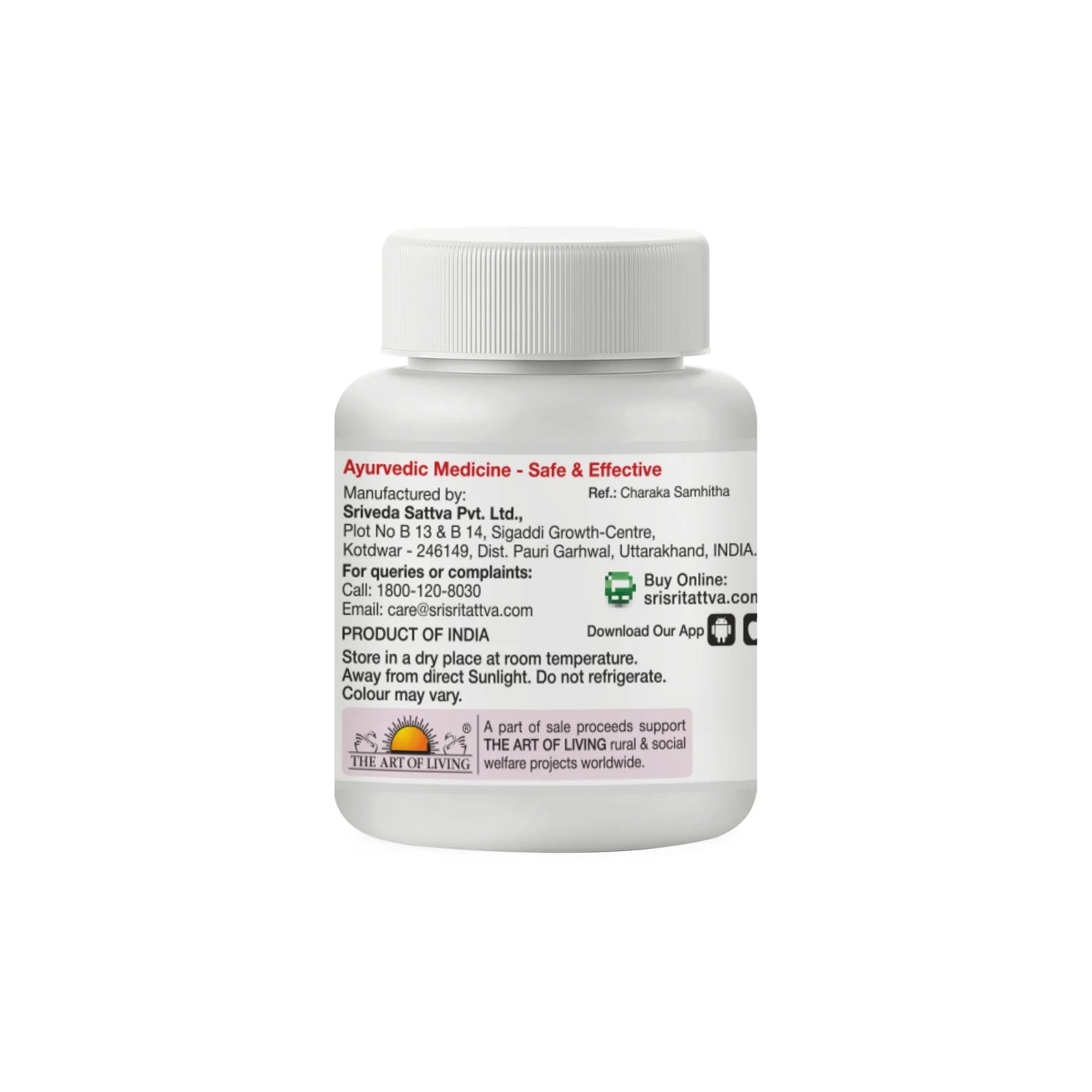 Sri Sri Tattva Navayasa Lauha 250mg Tablet - 30 Tablets