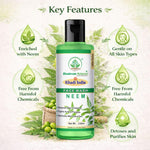 Bhudevam Naturals Khadi Neem Face Wash for Clear & Healthy Skin – 210ML