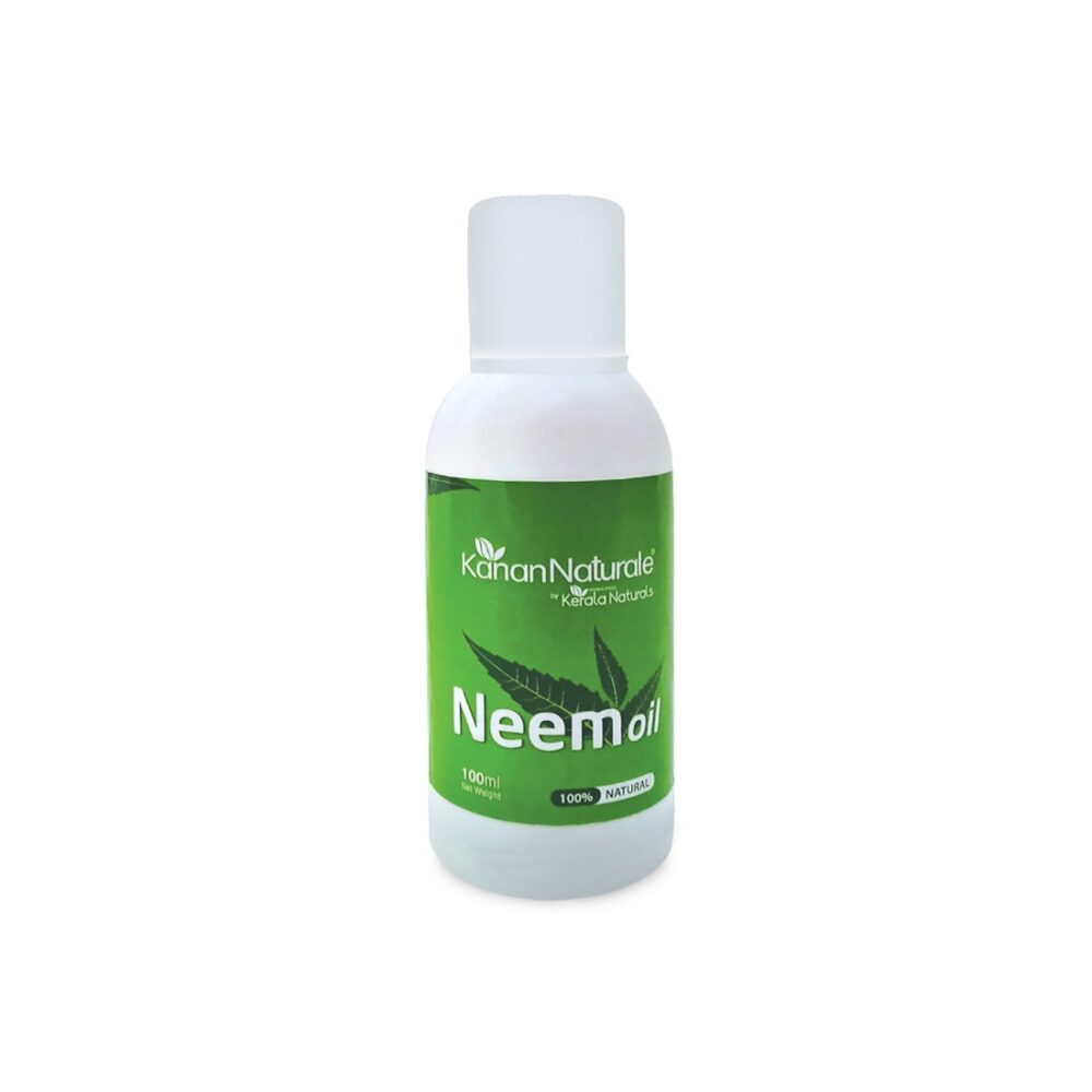 Kerala Naturals Neem Oil 100ml - Cold Pressed Neem Oil for Skin & Hair