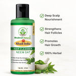 Bhudevam Naturals Khadi Neem Sat Hair Shampoo – Oil Control & Anti-Itch Scalp Treatment- 210ML