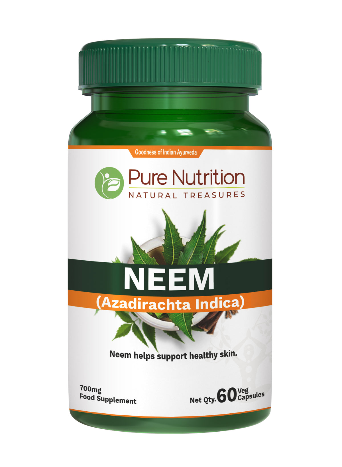 Pure Nutrition Neem 700 mg – 60 Capsules