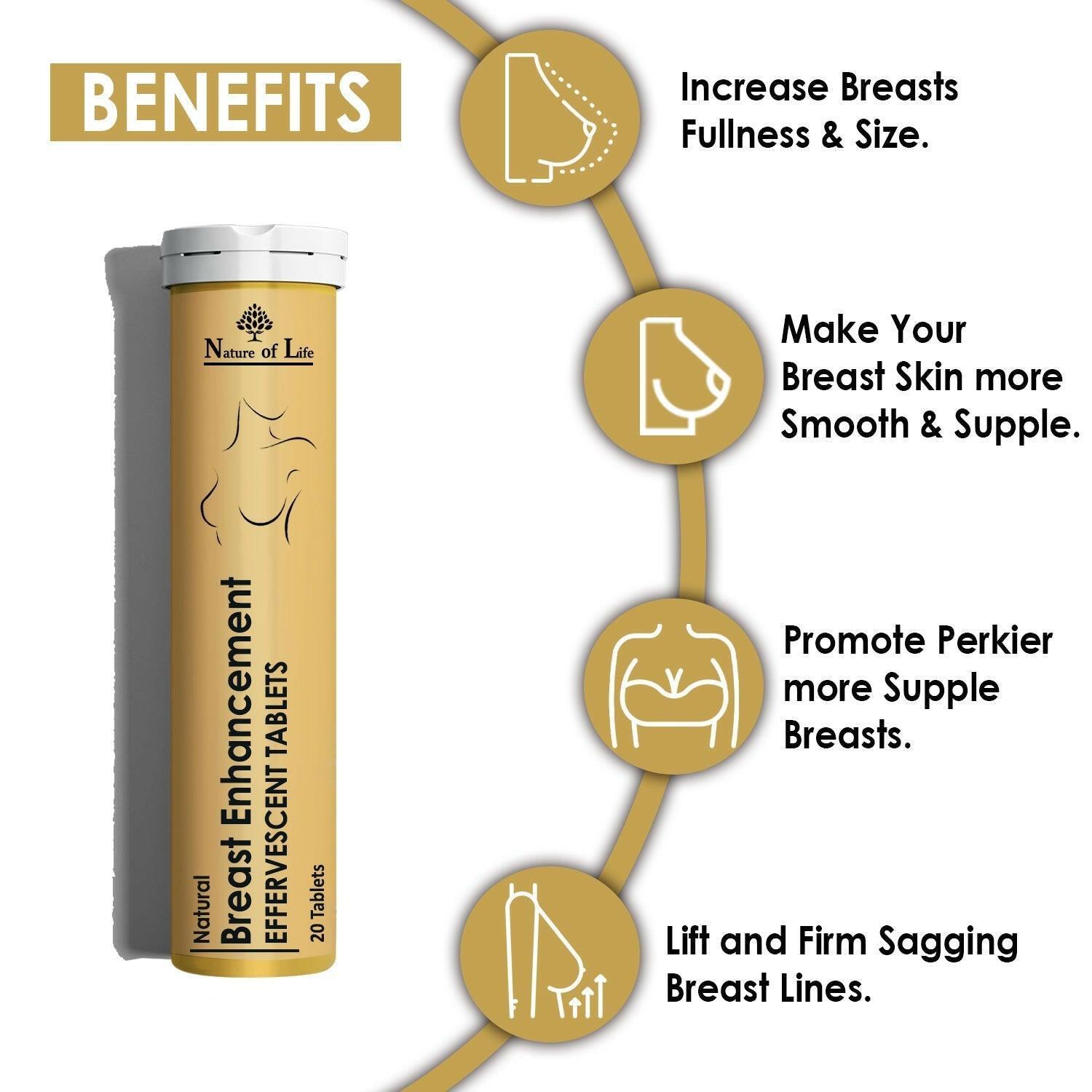 Nature of Life Breast Enhancement Effervescent Tablets