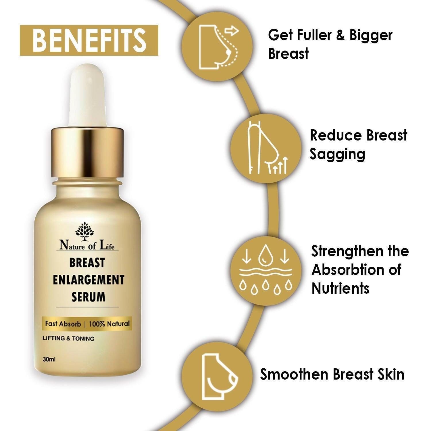 Nature of Life Breast Enlargement Serum - 30ml