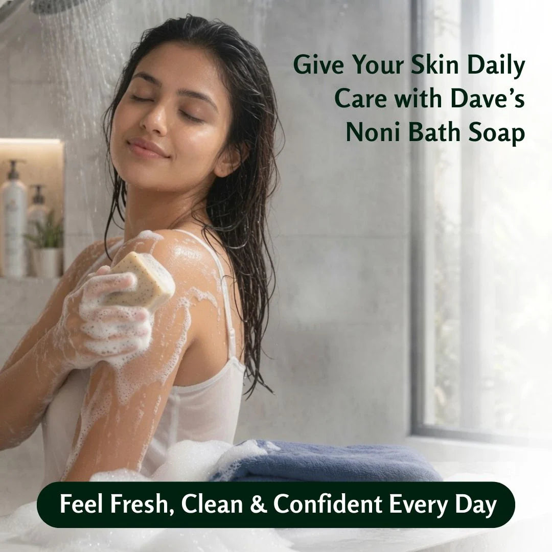 The Dave's Noni Bath Bar Soap (100gms Each) (Pack of 3)
