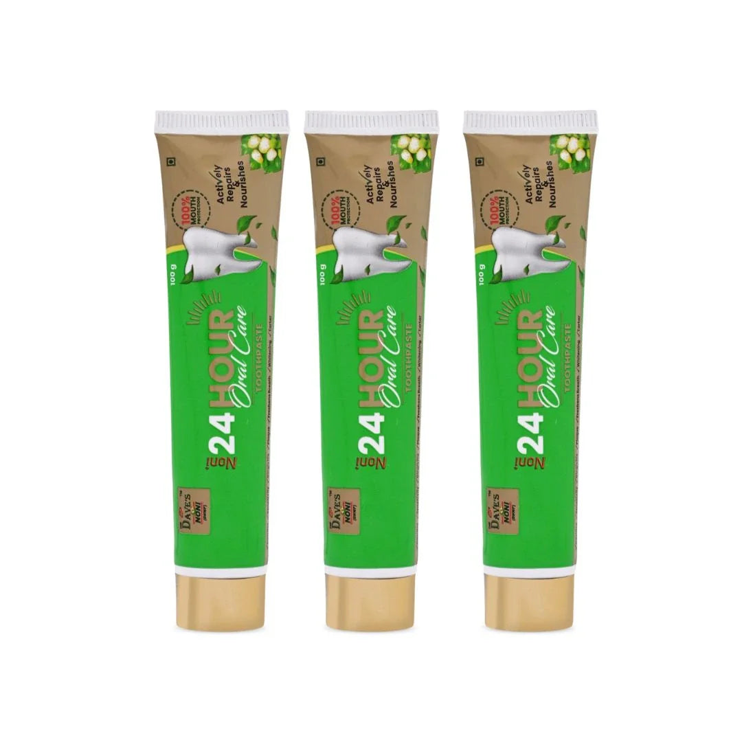 The Dave's Noni 24 Hour Oral Care Toothpaste (100gm Each) (Pack of 3)