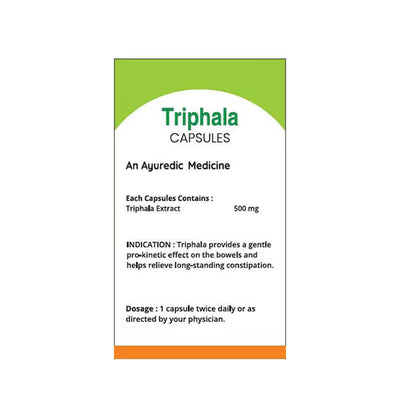 Garveish Triphala Capsules - 30 Capsules