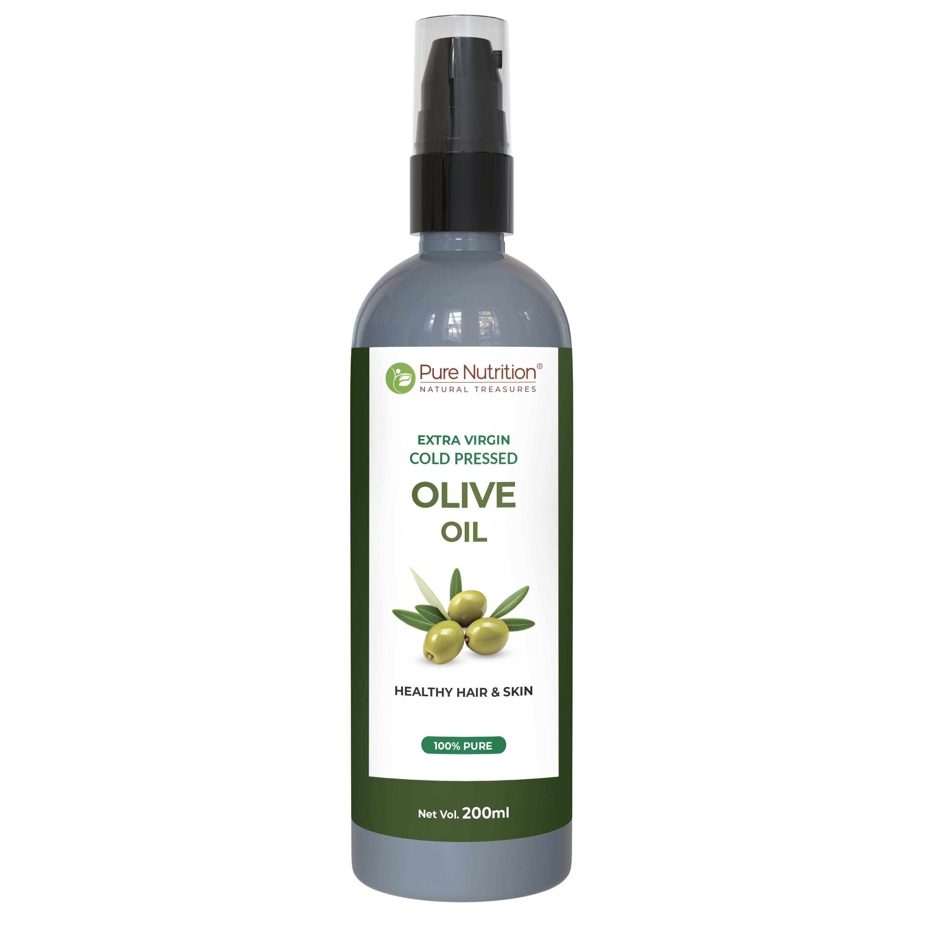Extra Virgin Cold Pressed Olive Oil 200ml | Pure & Premium Quality