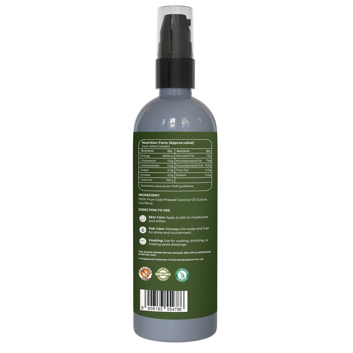 Extra Virgin Cold Pressed Olive Oil 200ml | Pure & Premium Quality