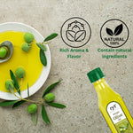 Ryt Nutrition Virgin Olive Oil 500ml | Raw Cold Pressed - 100% Pure & Natural | Low in Saturated Fat | Perfect for Salad, Garnishing, Baking & Sauteing | Rich in Vitamin E & K