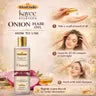 Kayee Ayurveda Onion Hair Growth Oil for Men & Women | Herbal Hair Oil for Scalp Nourishment & Hair Care | Helps Condition Dry Hair, Strengthen Hair Strands, Reduce Breakage & Maintain Healthy-Looking Hair-210ML