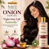 Kayee Ayurveda Onion Hair Growth Oil for Men & Women | Herbal Hair Oil for Scalp Nourishment & Hair Care | Helps Condition Dry Hair, Strengthen Hair Strands, Reduce Breakage & Maintain Healthy-Looking Hair-210ML