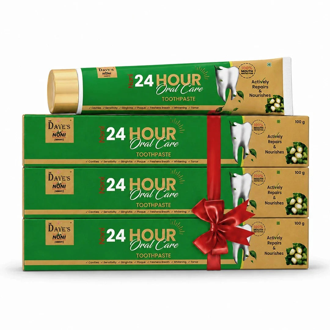 The Dave's Noni 24 Hour Oral Care Toothpaste (100gm Each) (Pack of 3)